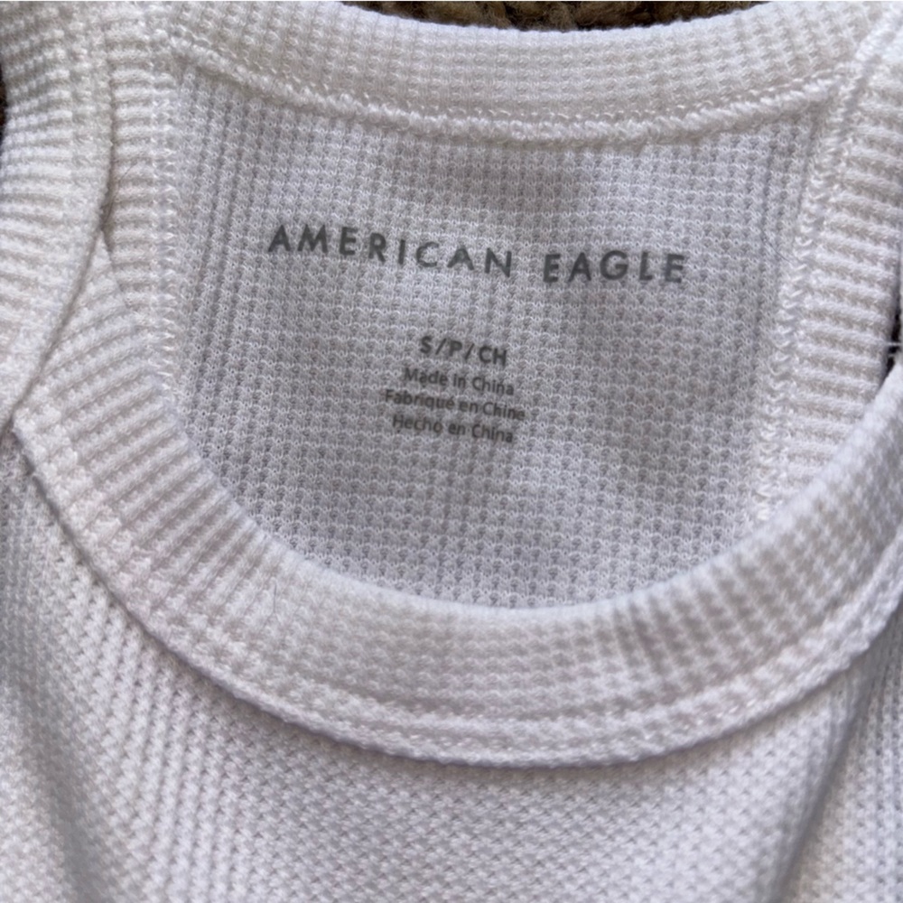 American Eagle Outfitters | White Razorback Tank Top - Picture 3 of 3